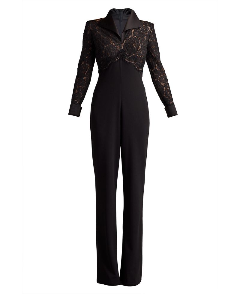 Women's Deacon Collar Jumpsuit