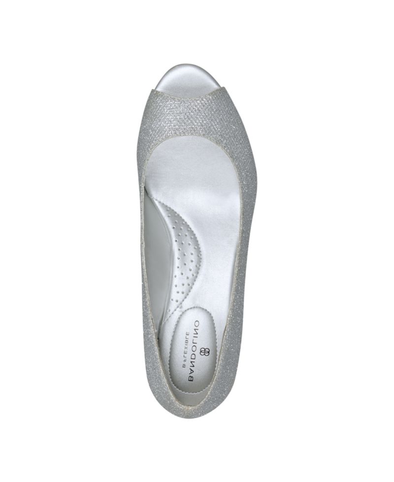 Women's Candra Low Wedge Peep Toe Dress Pumps