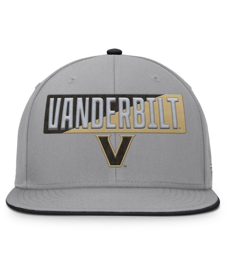Men's Gray Vanderbilt Commodores Duo Snapback Hat