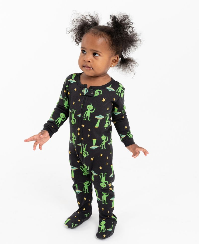 Toddler Footed Cotton Halloween Pajamas