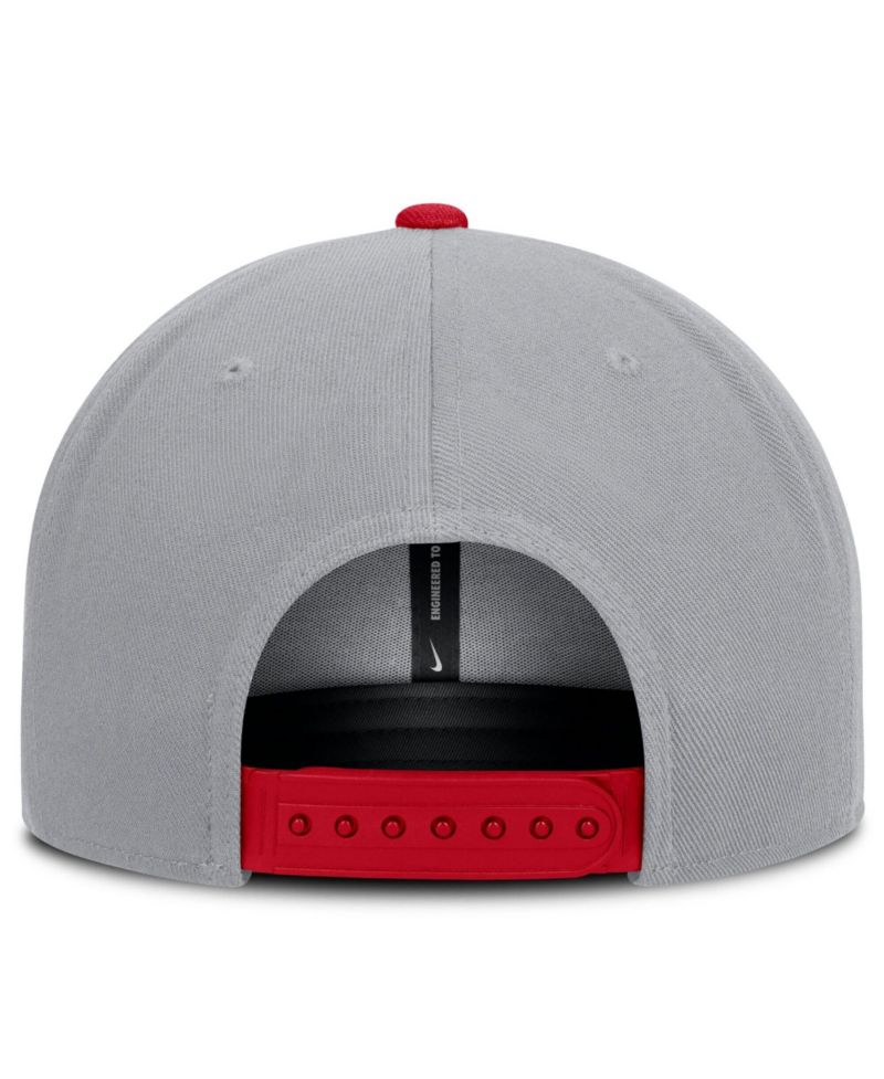 Men's Gray/Red Philadelphia Phillies Primetime Pro Dri-FIT Snapback Hat