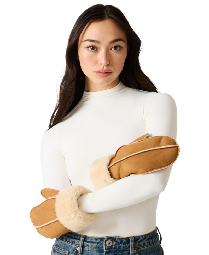 Women's Polyester Fur Mittens