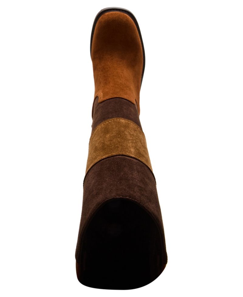 Women's Charity Patchwork Tall Platform Boots