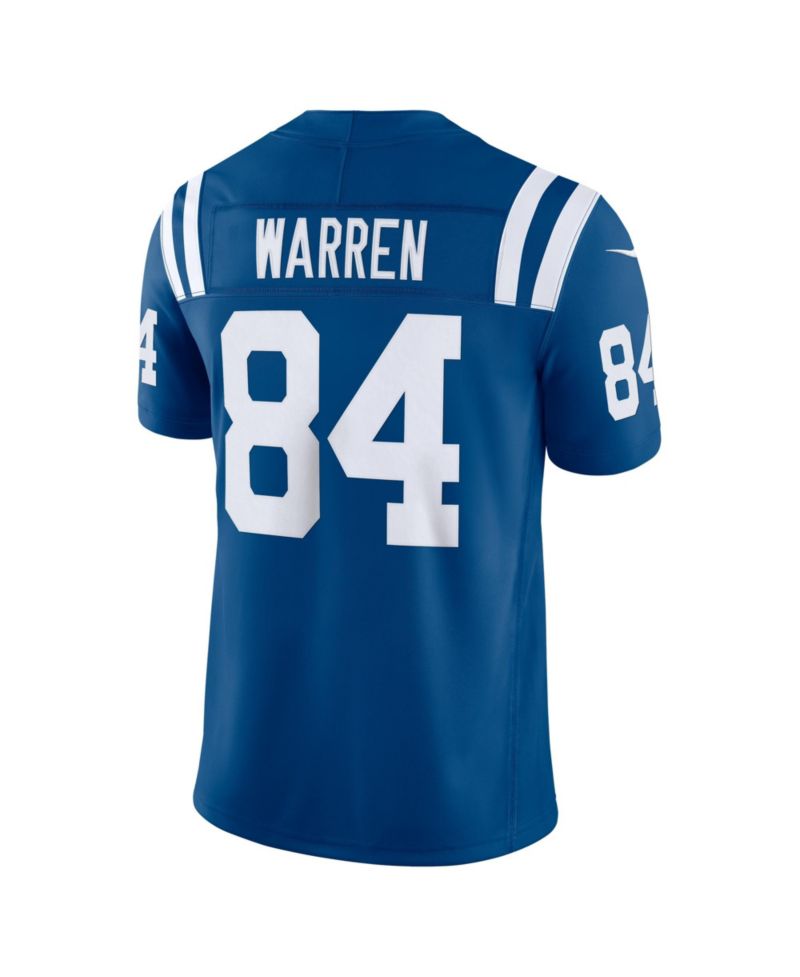 Men's Tyler Warren Royal Indianapolis Colts Vapor F.U.S.E. Stitched Limited Jersey