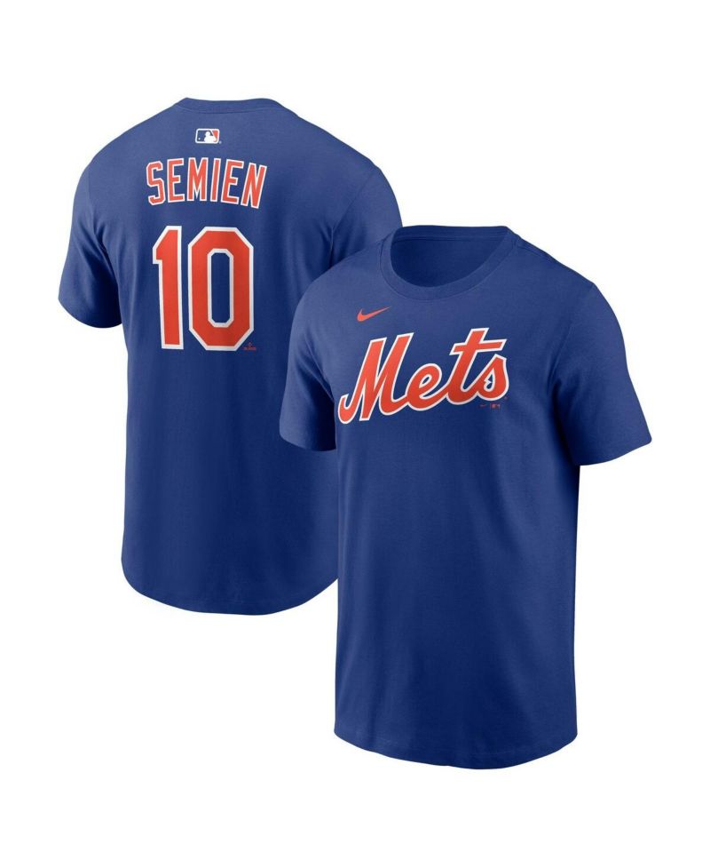 Men's Marcus Semien Royal New York Mets Name & Number T-Shirt