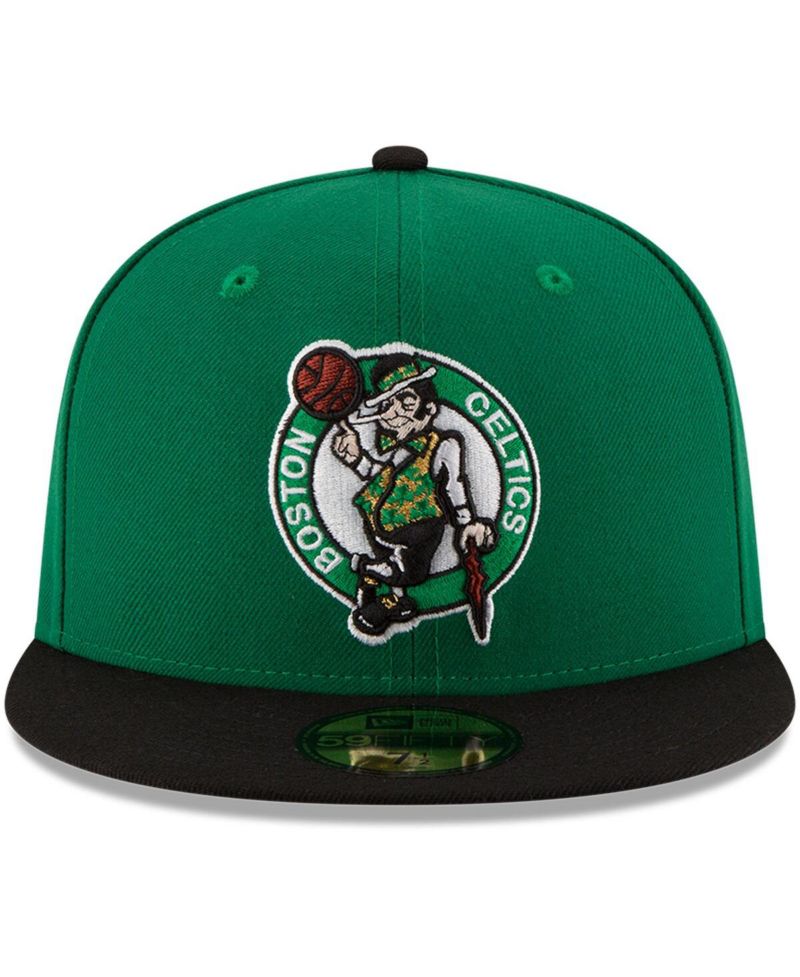 Men's Green/Black Boston Celtics Team Color 2Tone 59FIFTY Fitted Hat