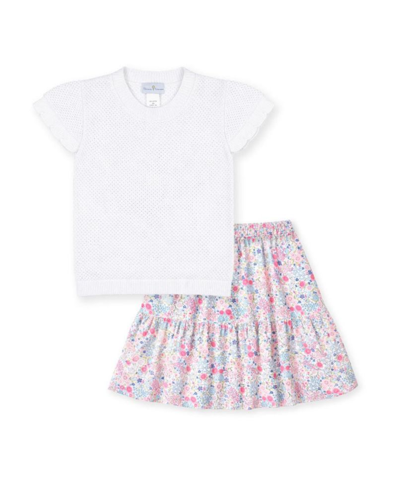 Big Girl Floral Skirt