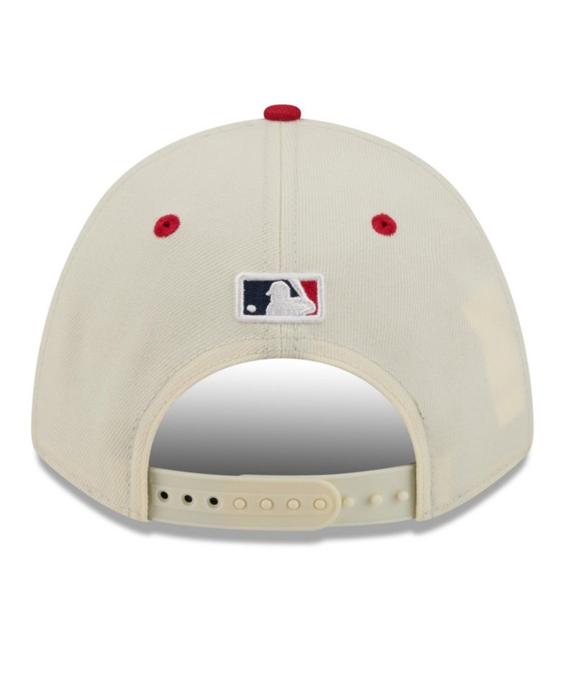 Big Boys and Girls Cream/Red Cincinnati Reds USA 250 9FORTY M-Crown Adjustable Hat