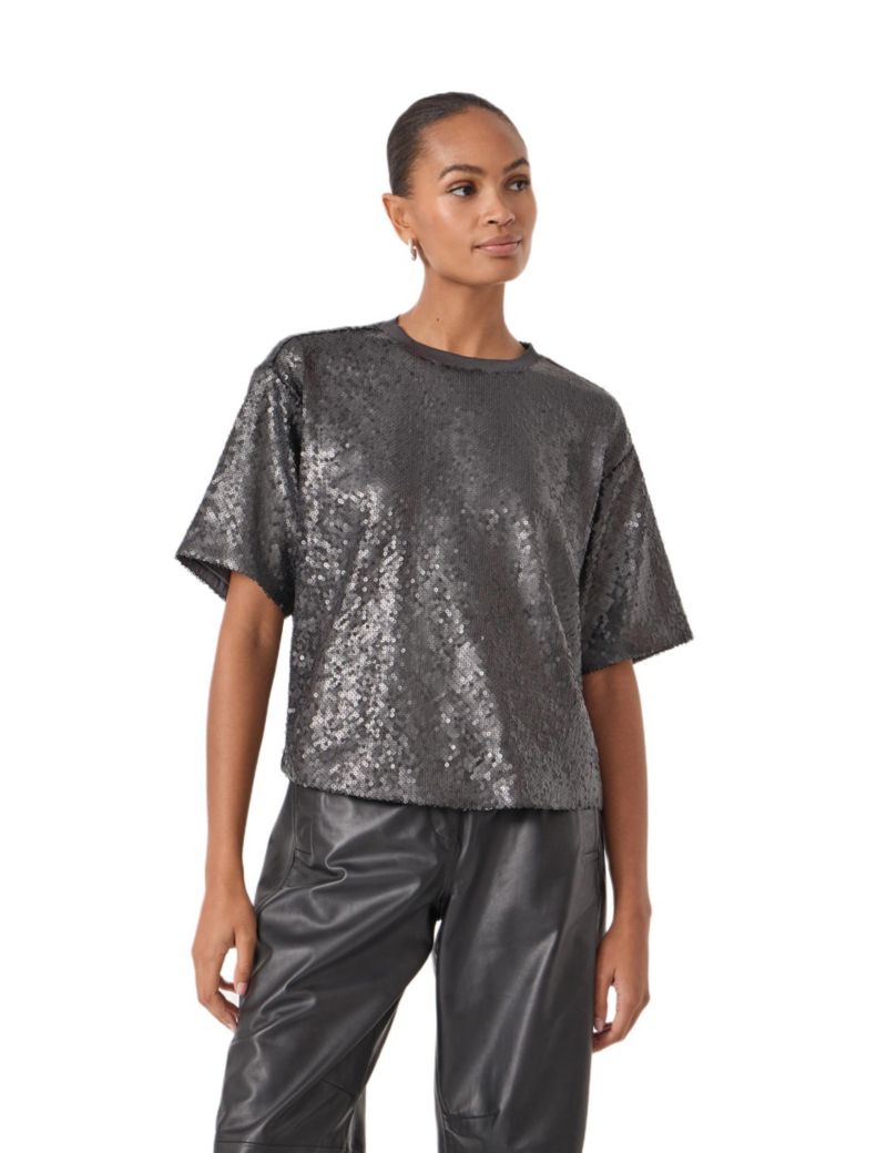 Women's Holly Matte Sequin T-Shirt