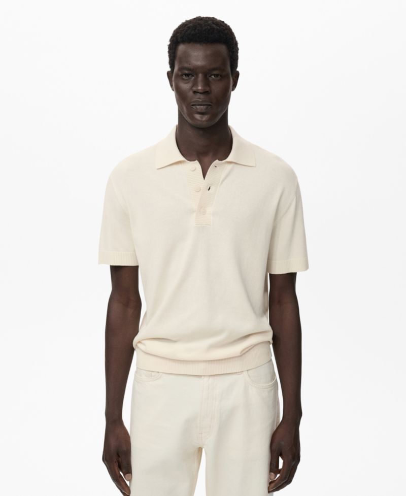 Men's Cotton Knitted Polo Shirt
