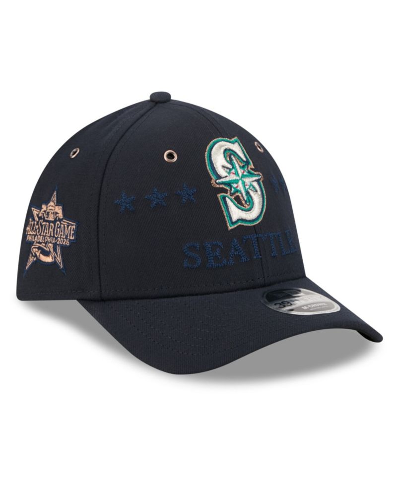 Men's Navy Seattle Mariners 2026 MLB All-Star Game 39THIRTY Flex Hat