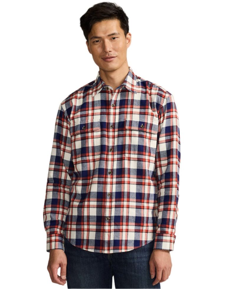 Men's Long Sleeve RainDefense Flannel Shirt