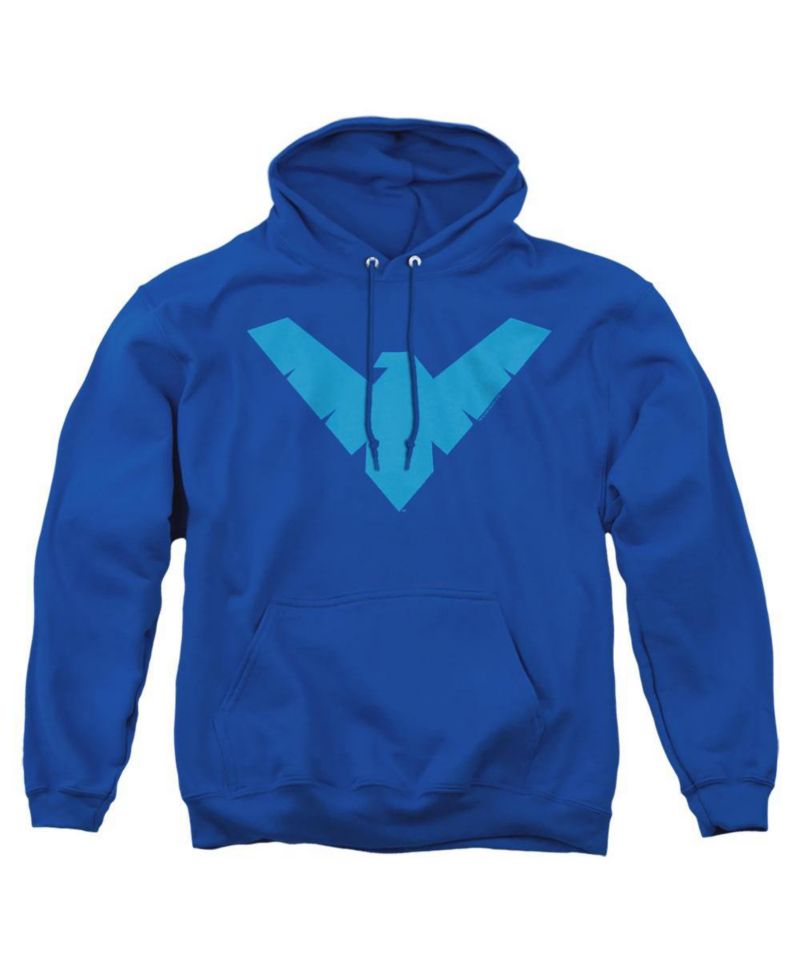 Men's Nightwing Symbol Graphic Pull-Over Hoodie