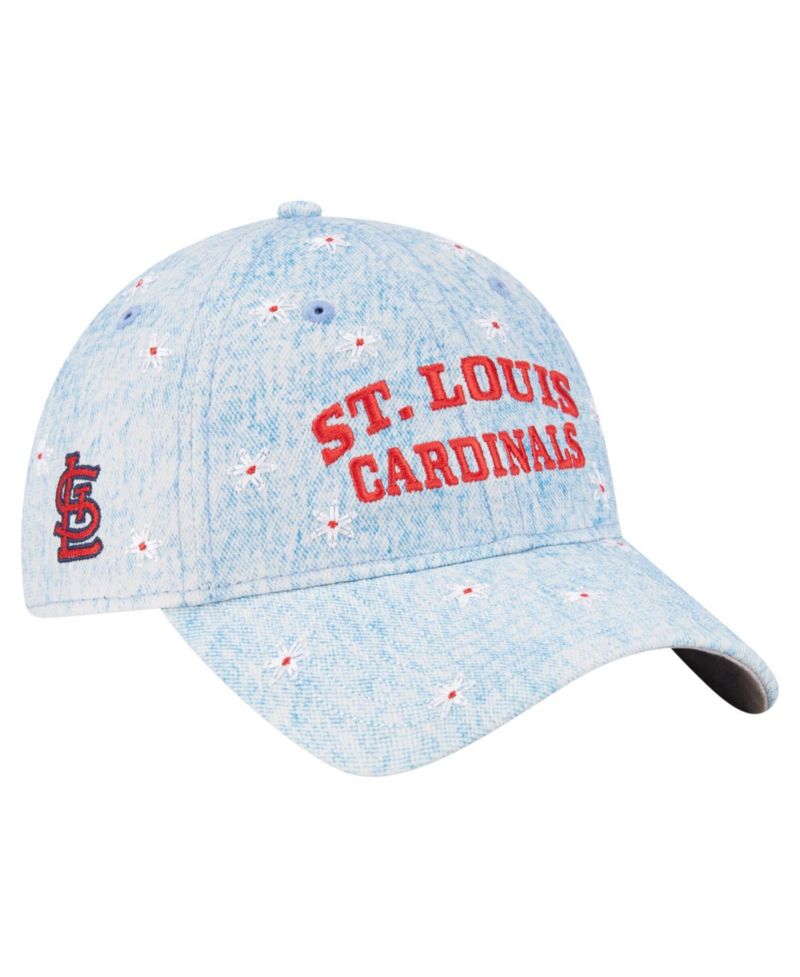 Women's Light Blue St. Louis Cardinals Daisy All Over 9TWENTY Adjustable Hat