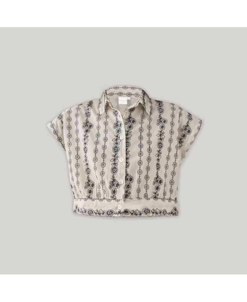 Women's Oversized Crop Shirt