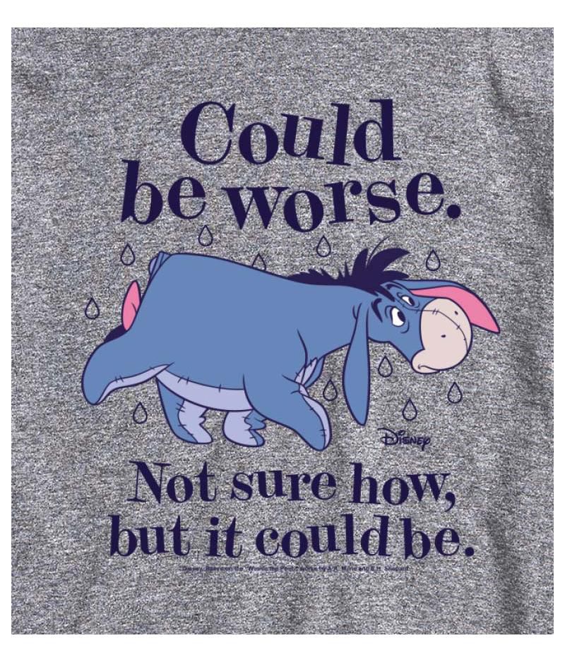 Hybrid Apparel Could Be Worse Eeyore Men's Short Sleeve Tee