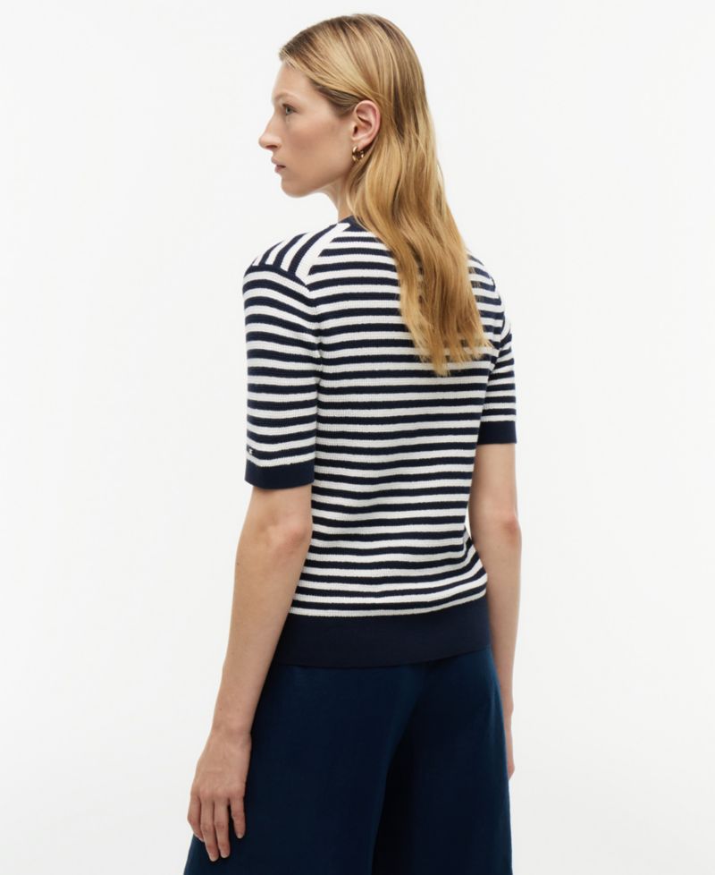 Women's Henley Neck Cotton Sweater