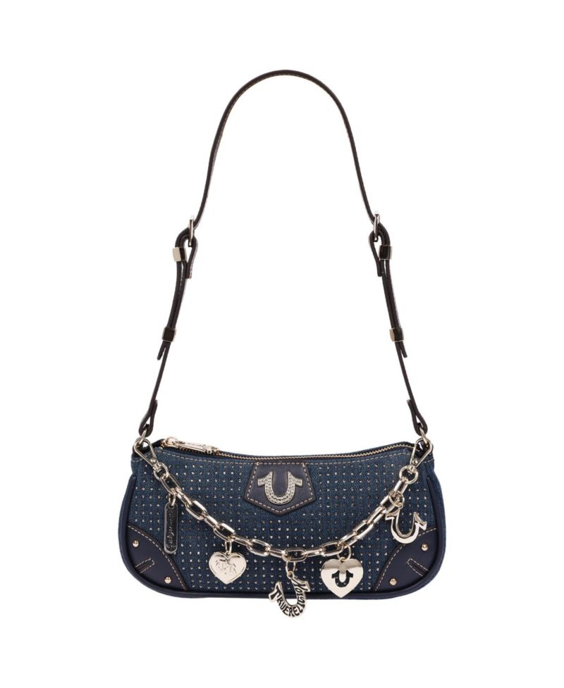 Women's Sparkle Denim Shoulder Bag