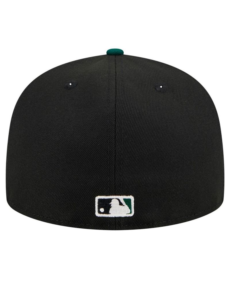 Men's Black Athletics Shadow Stitch 59FIFTY Fitted Hat