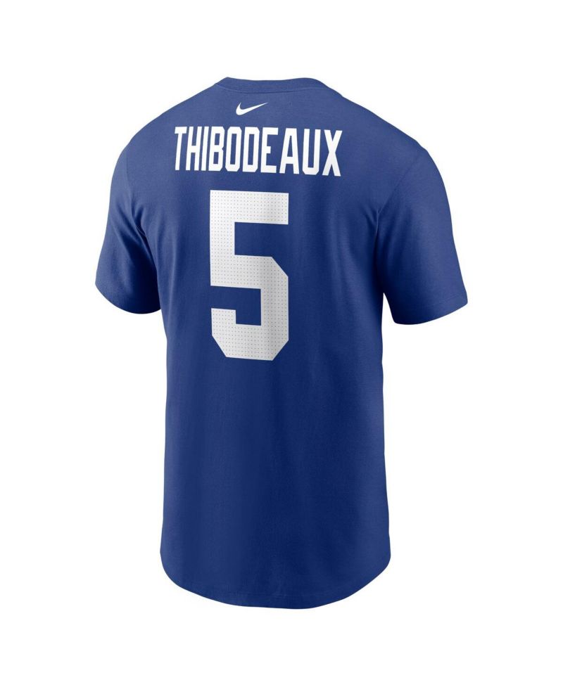 Men's Kayvon Thibodeaux Royal New York Giants Player Name and Number T-shirt
