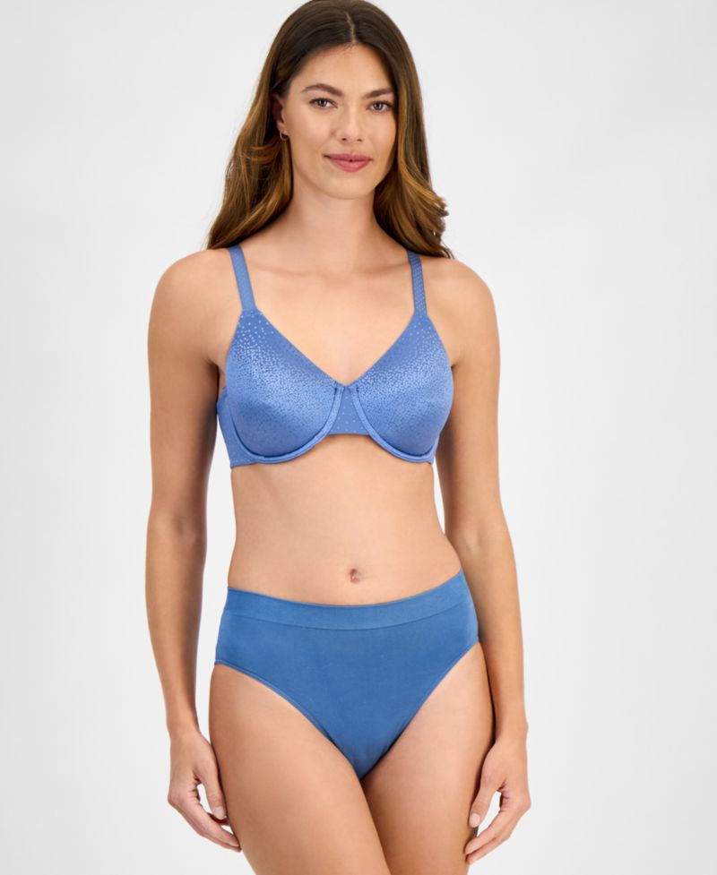 Women's Back Appeal Underwire Bra & B-Smooth High-Cut Brief Underwear