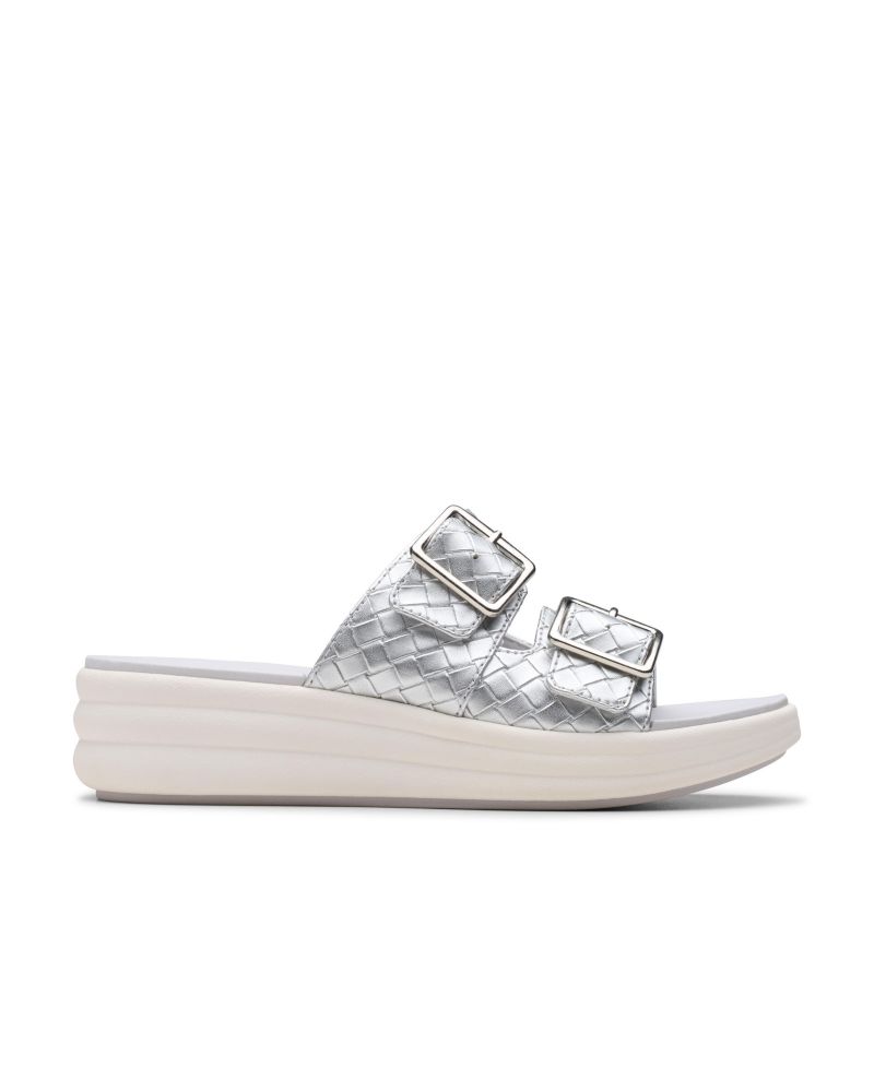 Women's Drift Buckle Slip-On Slide Wedge Sandals