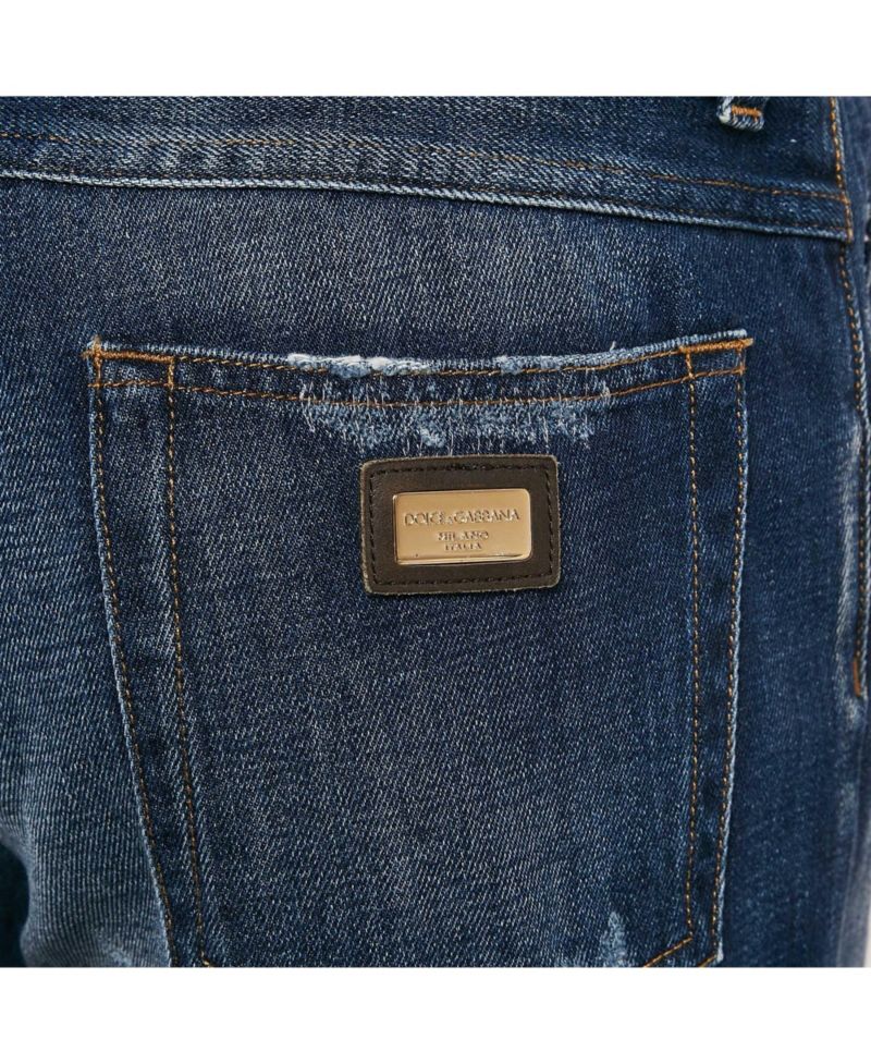 Men's Distressed Denim Jeans
