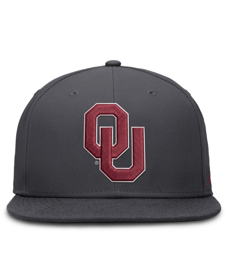 Men's Anthracite Oklahoma Sooners Pro Dri-FIT Fitted Hat