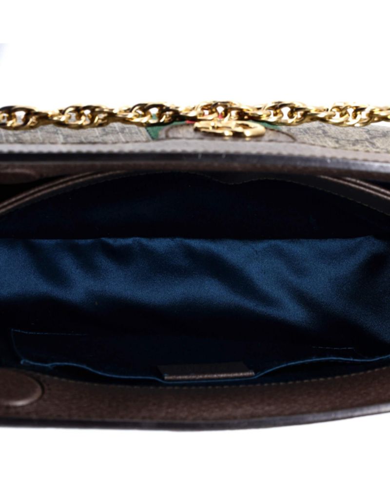 Small Ophidia Chain Shoulder Bag GG Coated Canvas