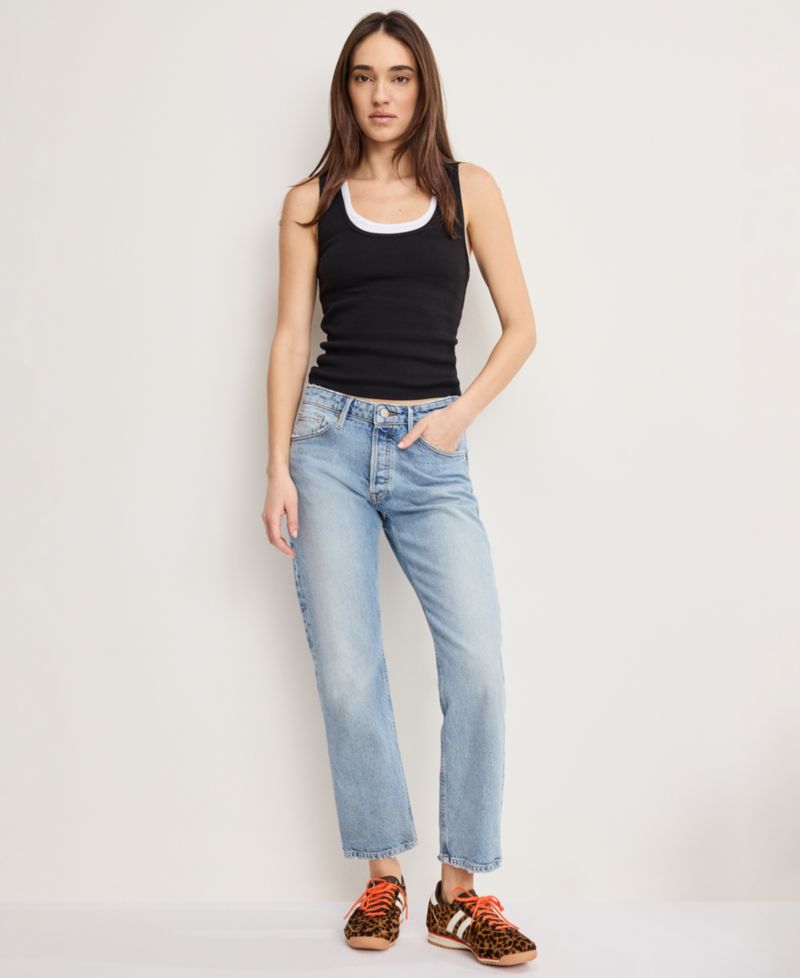 Women's VIntage Straight Ankle Jeans