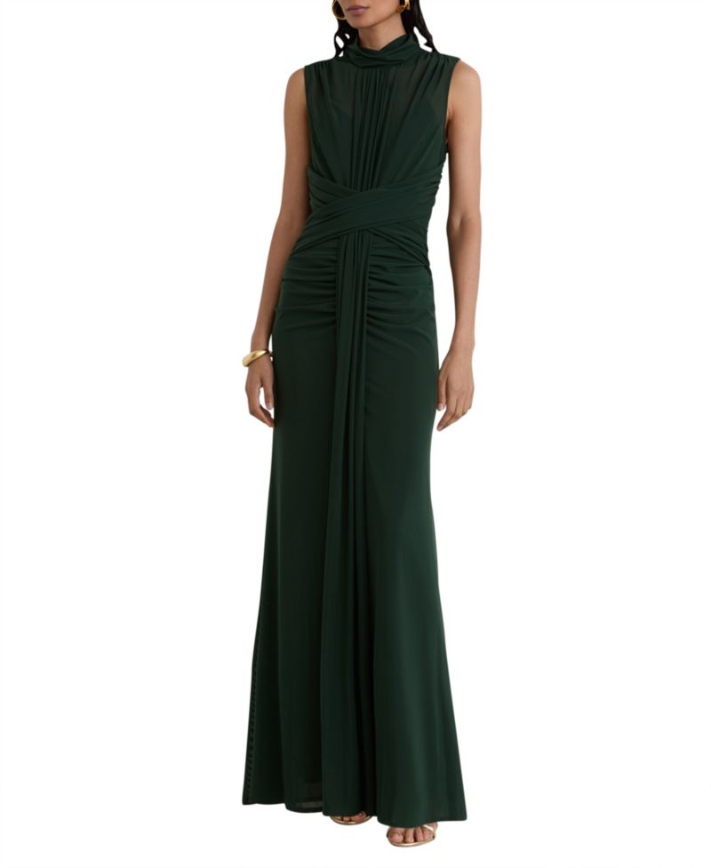 Women's Starla Sheer Ruched Maxi Dress