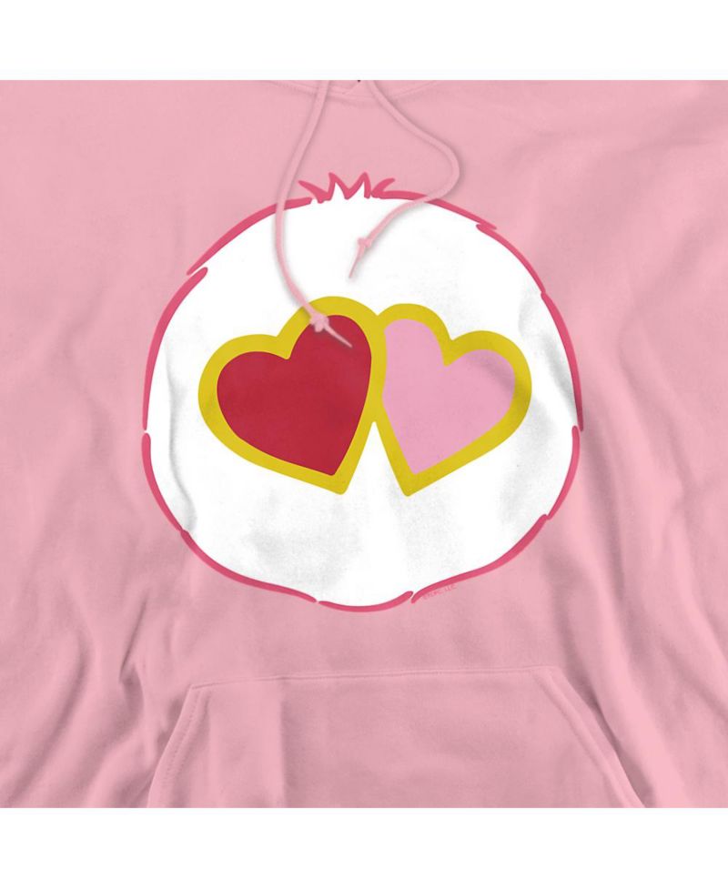 Men's Love A Lot Belly Graphic Kangaroo-Pocket Pullover Hoodie
