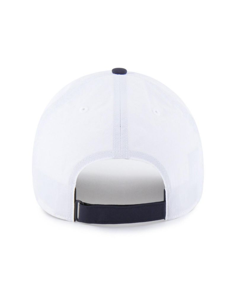 Men's White/Navy Boston Red Sox Vista Mini Clean Up Brrr Adjustable Hat