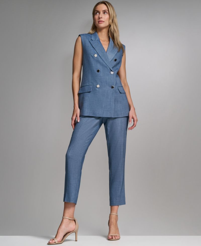 Petite High-Waisted Modern-Fit Pants