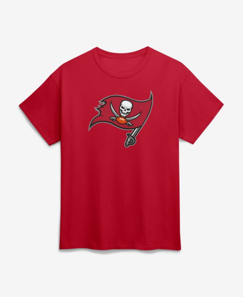 Men's Red Tampa Bay Buccaneers Primary Logo T-Shirt