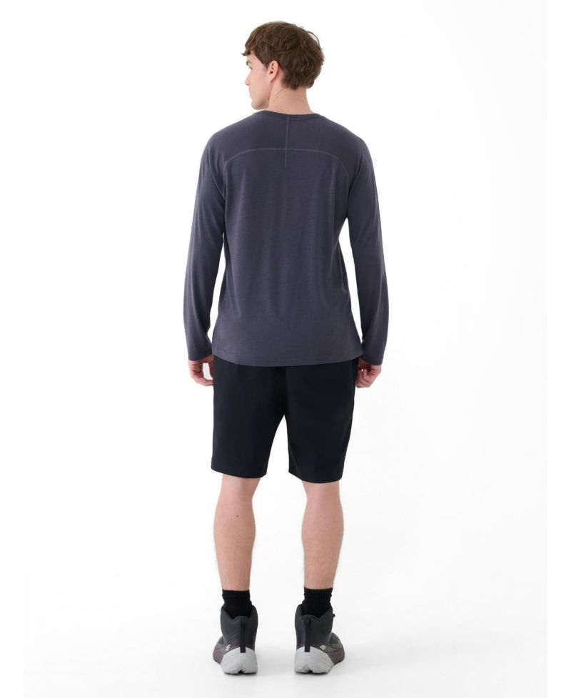 Men's Quick-Dry Trekking Long Sleeve Tee Crewneck Fit