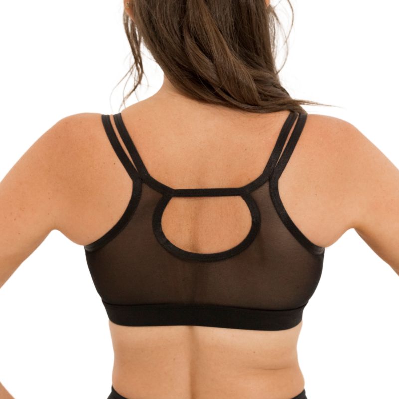 Plus Size Nude Shade Wireless Comfort Mesh Racerback Bra
