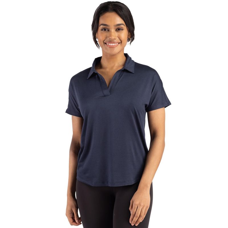 Women's Cutter and Buck Coastline Epic Comfort Recycled Dolman Polo