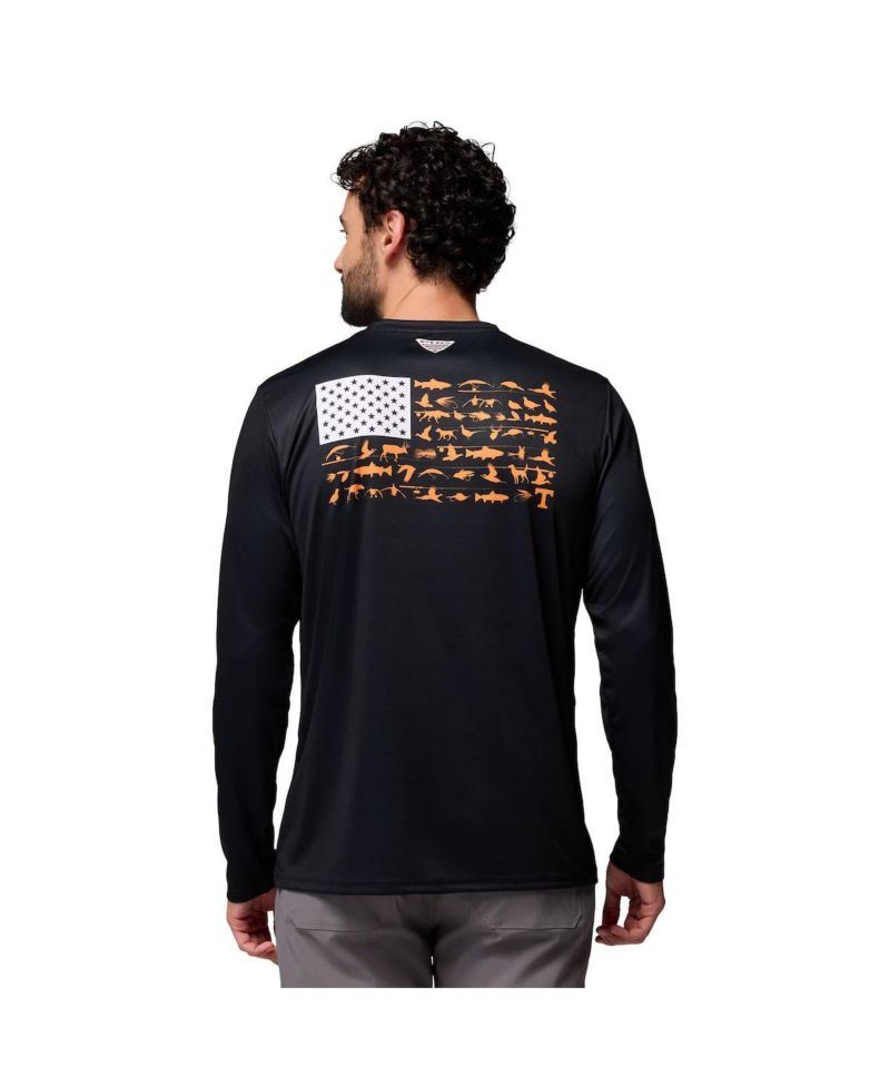 Men's Black Tennessee Volunteers PHG Terminal Shot 3-Hit Long Sleeve T-Shirt