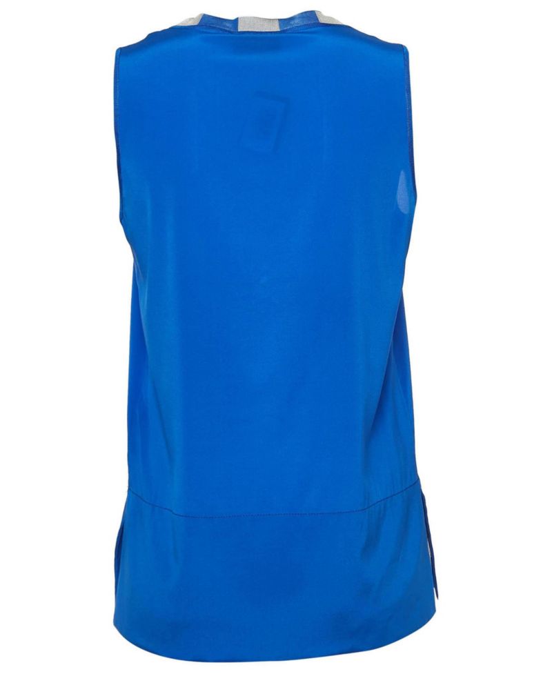 Women's Silk V-Neck Sleeveless Top