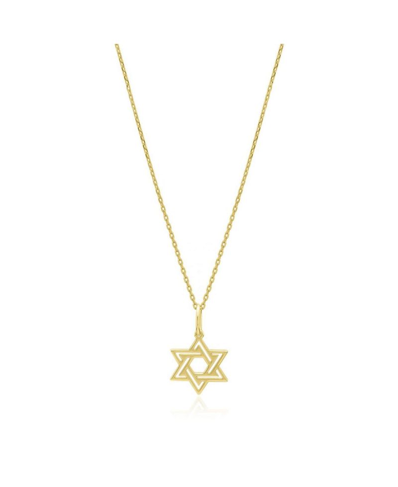 Double Star of David Necklace