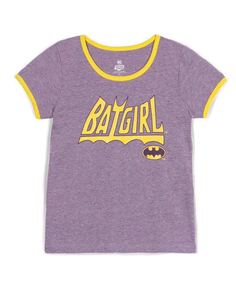 Girls DC Comics Batgirl Ringer T-Shirt