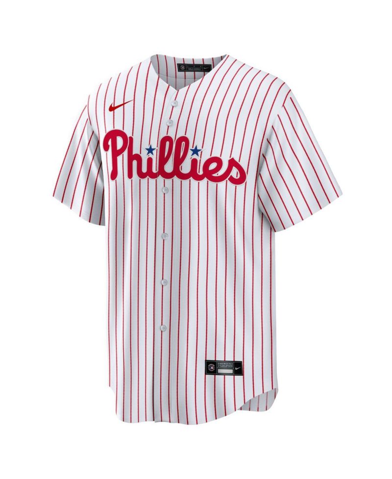 Men's JT Realmuto White Philadelphia Phillies Home Replica Player Name Jersey