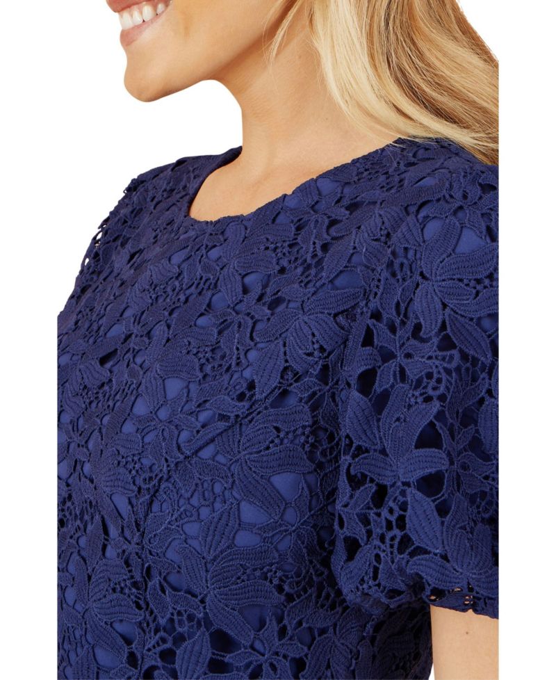 Women's Lace Midi Skater Dress