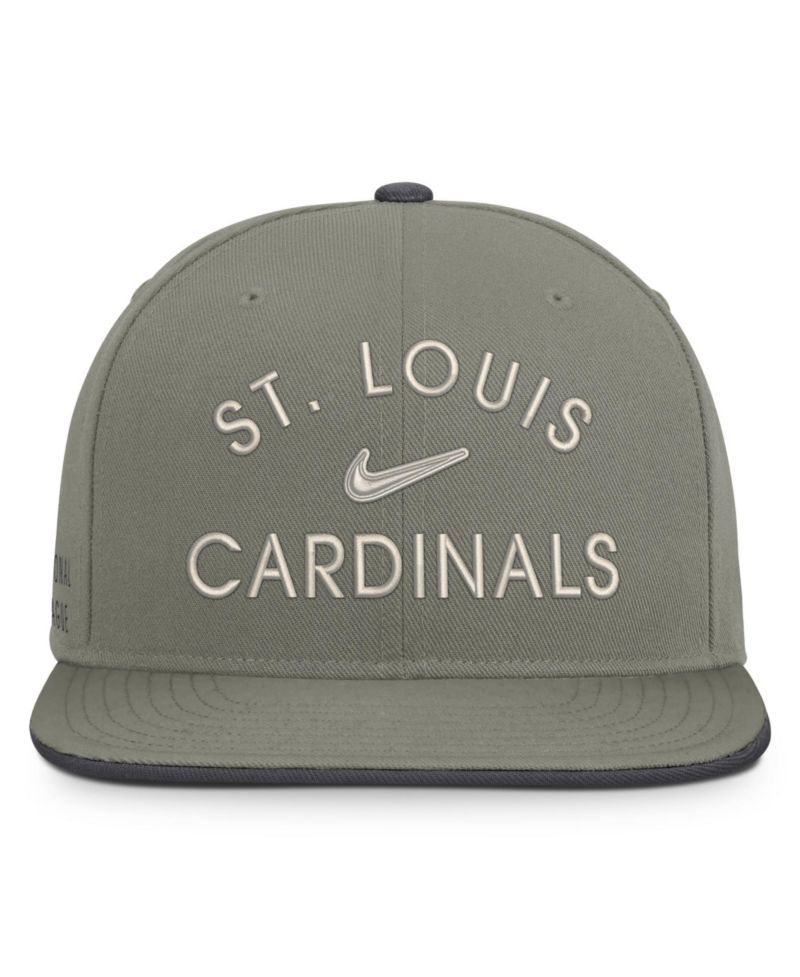 Men's Olive St. Louis Cardinals Pro Dri-FIT snapback Hat
