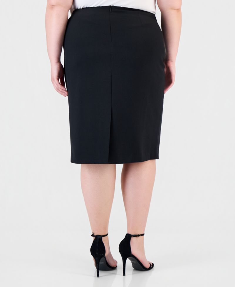 Plus Size Skimmer Skirt