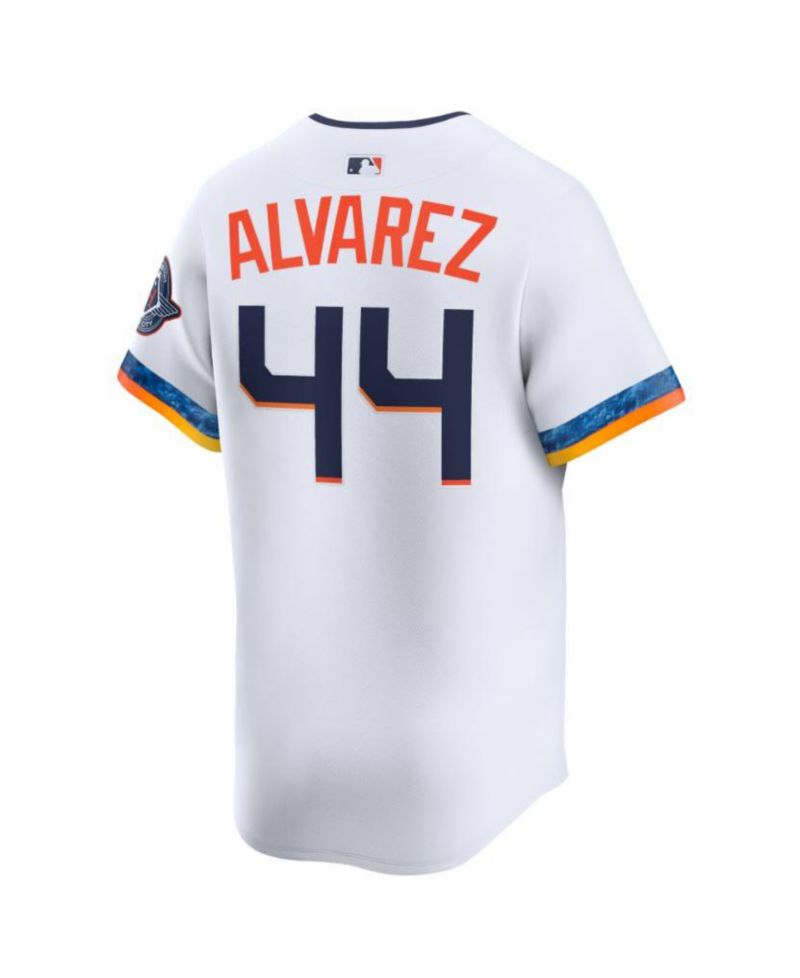 Men's Yordan Alvarez White Houston Astros 2025 City Connect Limited Player Jersey