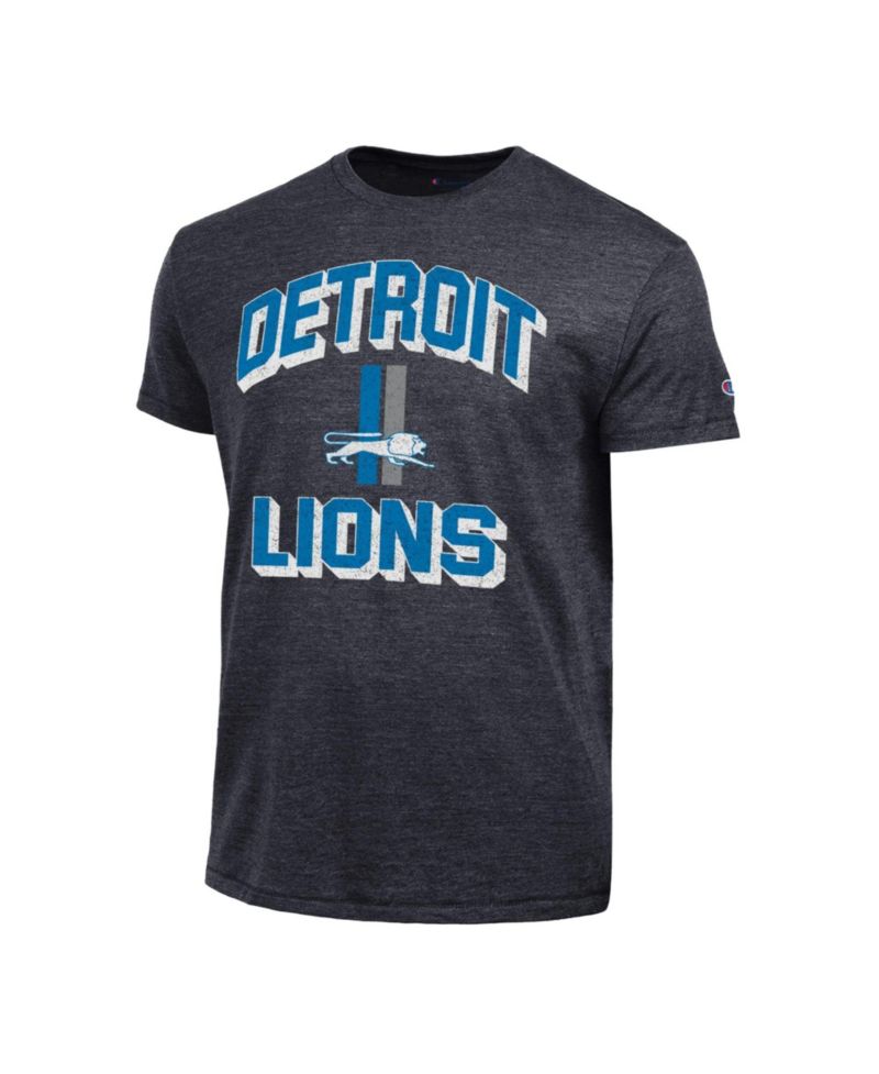 Men's Charcoal Detroit Lions Ultimate Tri-Blend T-Shirt
