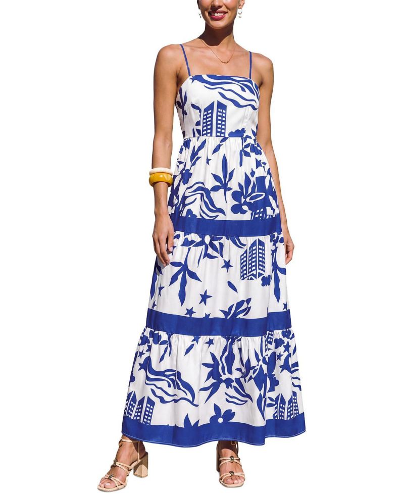 Women's Heating Up Tropical Maxi Beach Dress