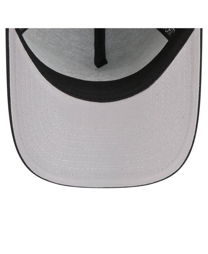 Big Boys and Girls Black Jacksonville Jaguars 9FORTY A-Frame Adjustable Hat